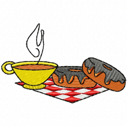 Foods And Sweets Embroidery Design 12